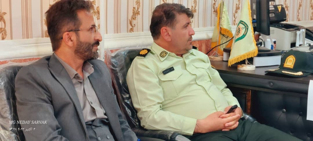 فرمانده نیروی انتظامی شهرستان بهمئی (جمشیدی)هفته فراجاروتبریک گفتن