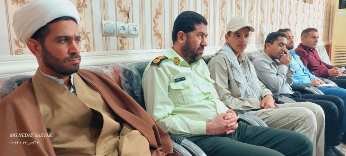 فرمانده نیروی انتظامی شهرستان بهمئی (جمشیدی)هفته فراجاروتبریک گفتن