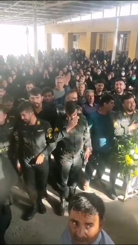 سنگ تمام دوفرماندهی انتظامی کهگلویه وبهمیی برای همکارشان