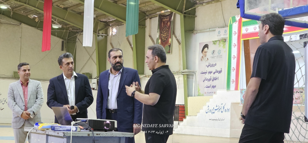 حضورمدیرکل ورزش استان درکلاس زرد