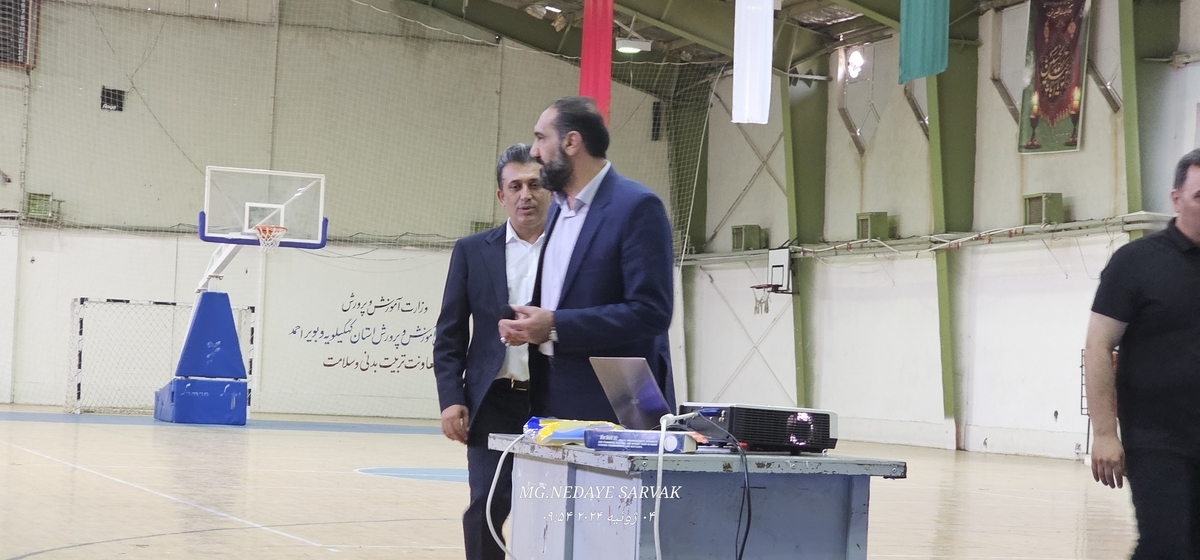 حضورمدیرکل ورزش استان درکلاس زرد