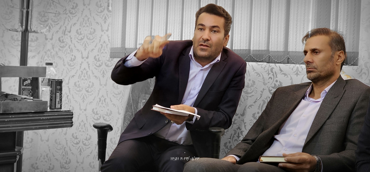 نشست رئیس جدیدهیئت فوتبال استان بارئیس هیئت فوتبال وریاست اداره ورزش وجوانان شهرستان وجمعی ازپیشکسوتان