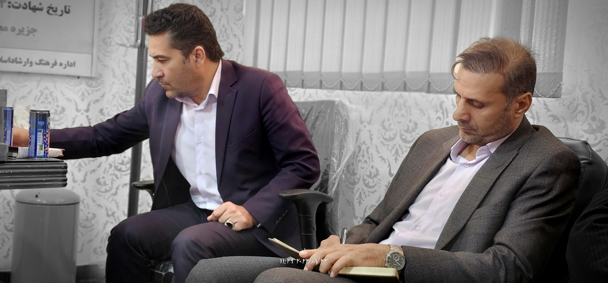 نشست رئیس جدیدهیئت فوتبال استان بارئیس هیئت فوتبال وریاست اداره ورزش وجوانان شهرستان وجمعی ازپیشکسوتان