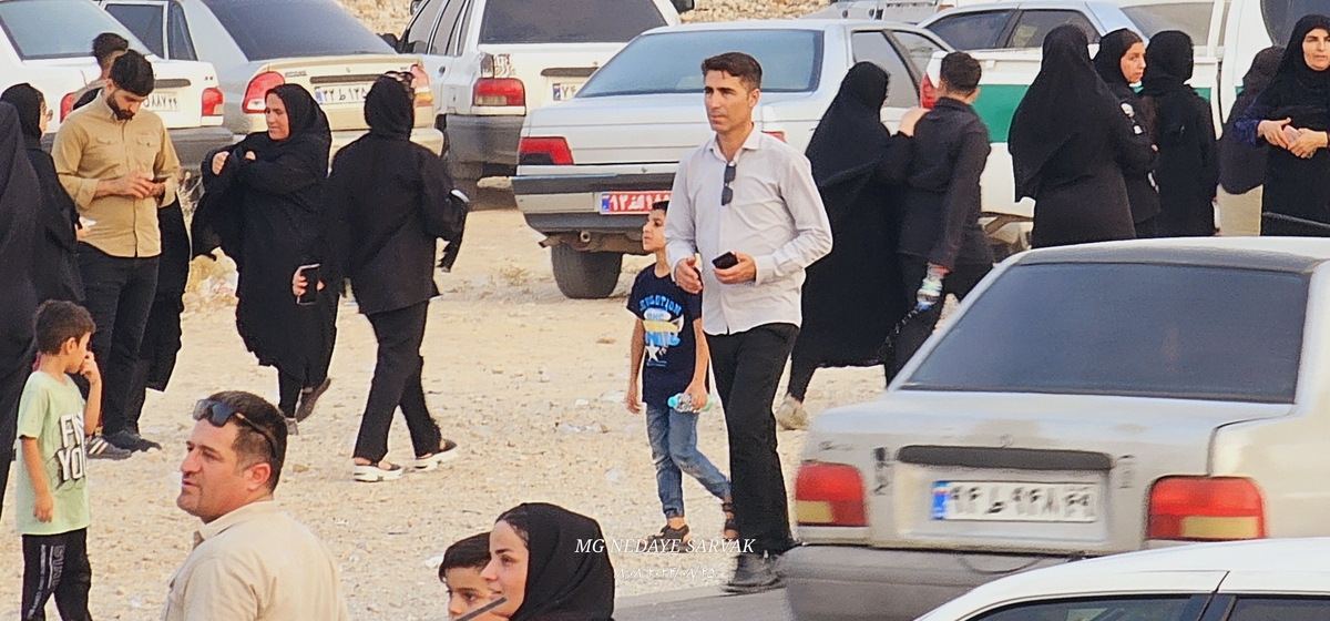 جاماندکان اربعین درشهرستان بهمئی شلمچه ای دیگردرمسیرشهدای گمنام تاشهیدان(خوب)ازخودبه یادگارگذاشتند
