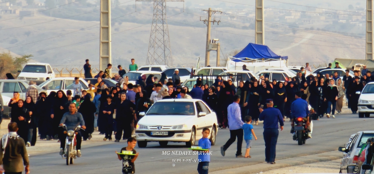 جاماندکان اربعین درشهرستان بهمئی شلمچه ای دیگردرمسیرشهدای گمنام تاشهیدان(خوب)ازخودبه یادگارگذاشتند