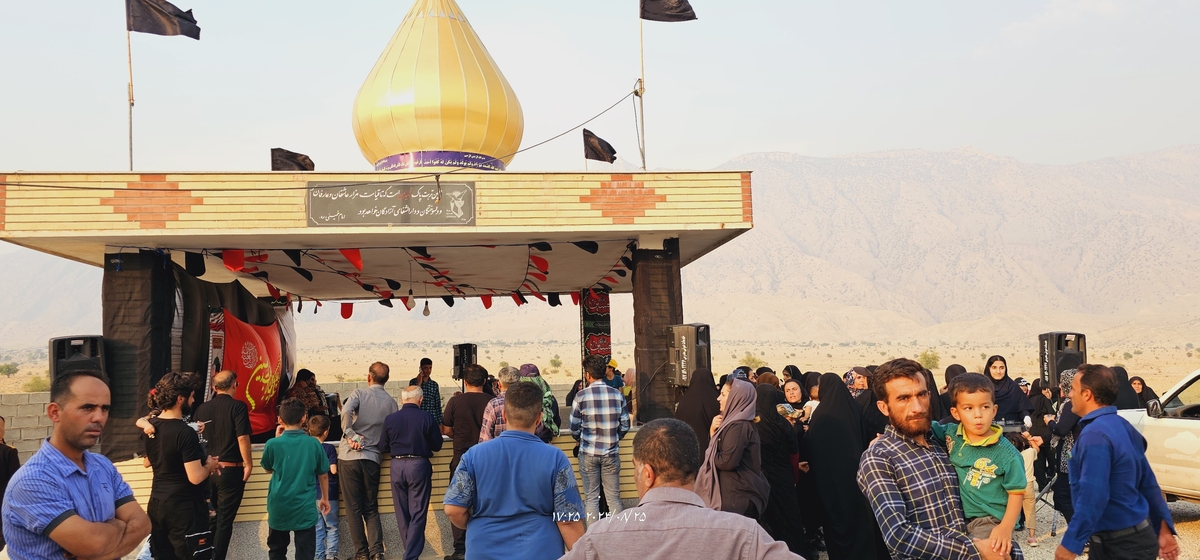 جاماندکان اربعین درشهرستان بهمئی شلمچه ای دیگردرمسیرشهدای گمنام تاشهیدان(خوب)ازخودبه یادگارگذاشتند