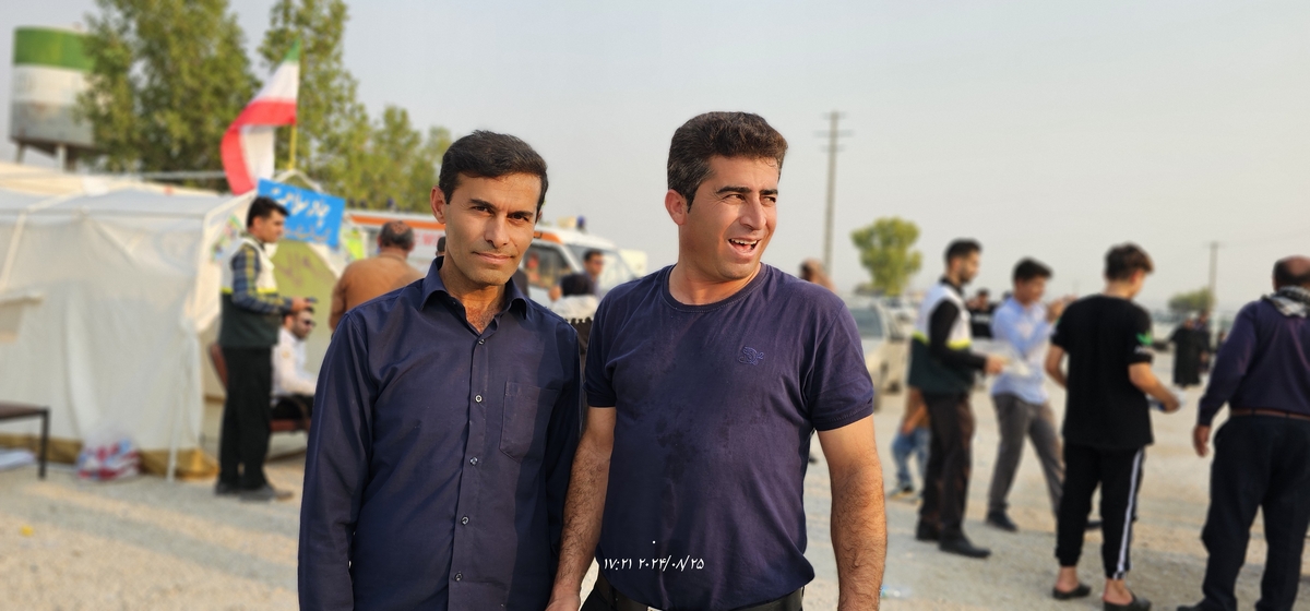 جاماندکان اربعین درشهرستان بهمئی شلمچه ای دیگردرمسیرشهدای گمنام تاشهیدان(خوب)ازخودبه یادگارگذاشتند