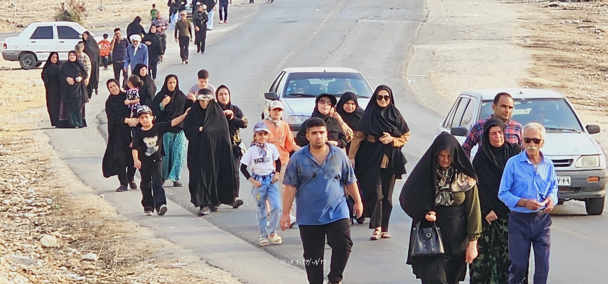 جاماندکان اربعین درشهرستان بهمئی شلمچه ای دیگردرمسیرشهدای گمنام تاشهیدان(خوب)ازخودبه یادگارگذاشتند