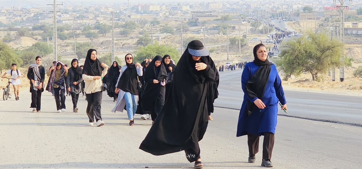 جاماندکان اربعین درشهرستان بهمئی شلمچه ای دیگردرمسیرشهدای گمنام تاشهیدان(خوب)ازخودبه یادگارگذاشتند