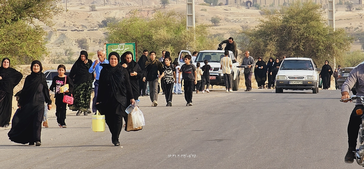 جاماندکان اربعین درشهرستان بهمئی شلمچه ای دیگردرمسیرشهدای گمنام تاشهیدان(خوب)ازخودبه یادگارگذاشتند