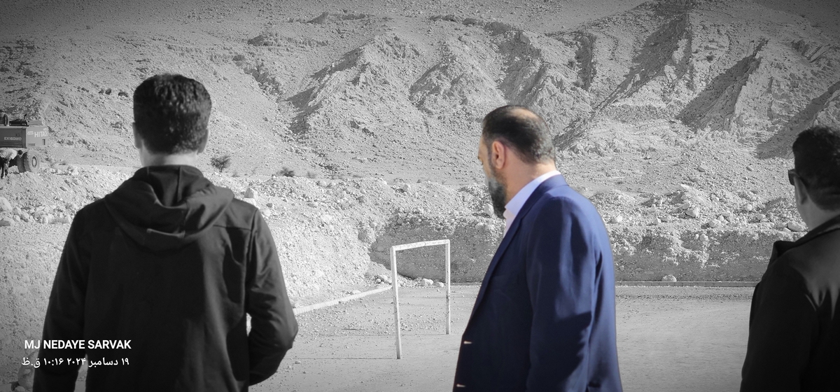 دهقان مدیرکل ورزش استان وخوبی مفاون توسعه وهیئت همراه امروزپنج شنیه ازپروژه های ورزشی شهرستان دیدن کردن