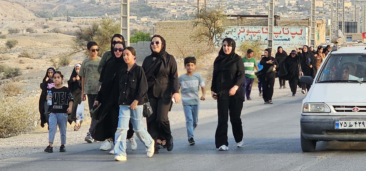 حال وهوای اربعین درشهرستان بهمئی