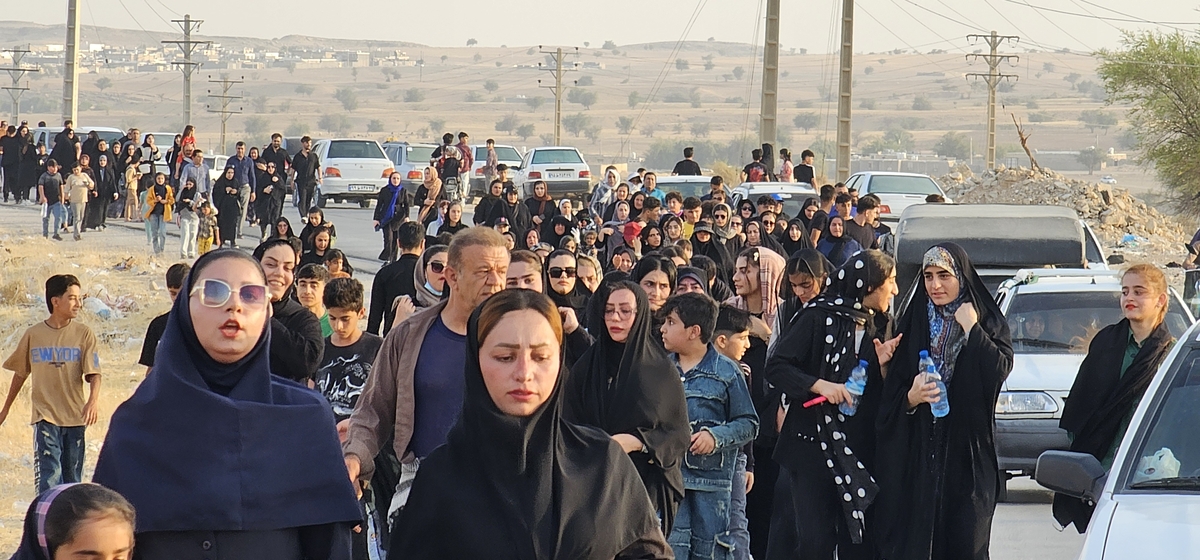 حال وهوای اربعین درشهرستان بهمئی