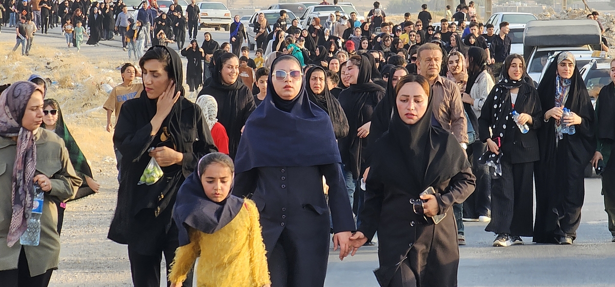 حال وهوای اربعین درشهرستان بهمئی