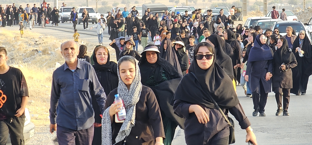 حال وهوای اربعین درشهرستان بهمئی