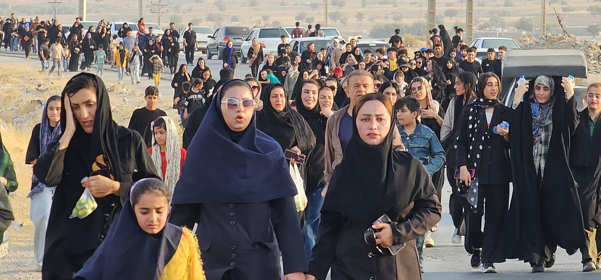 حال وهوای اربعین درشهرستان بهمئی