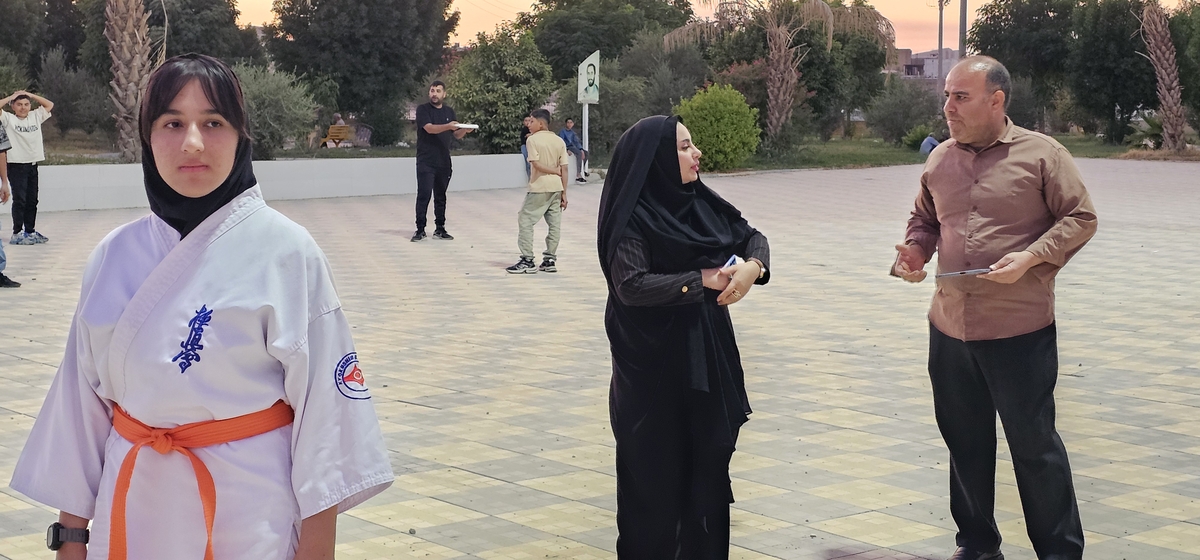 رئیس اداره ورزش وجوانان شهرستان بهمئی(خانم بیوکانی) خبرداد