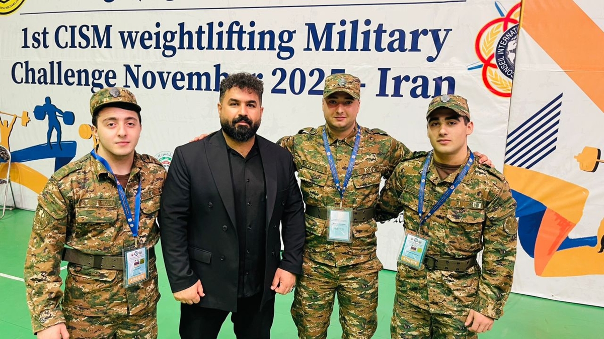 حضورپسرارزنده بهمئی درمسابقات ارتشهای جهان