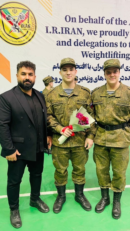 حضورپسرارزنده بهمئی درمسابقات ارتشهای جهان