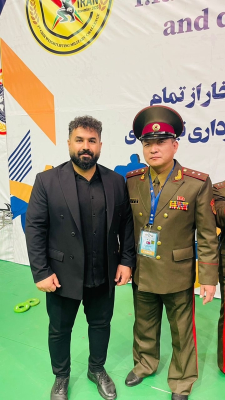 حضورپسرارزنده بهمئی درمسابقات ارتشهای جهان