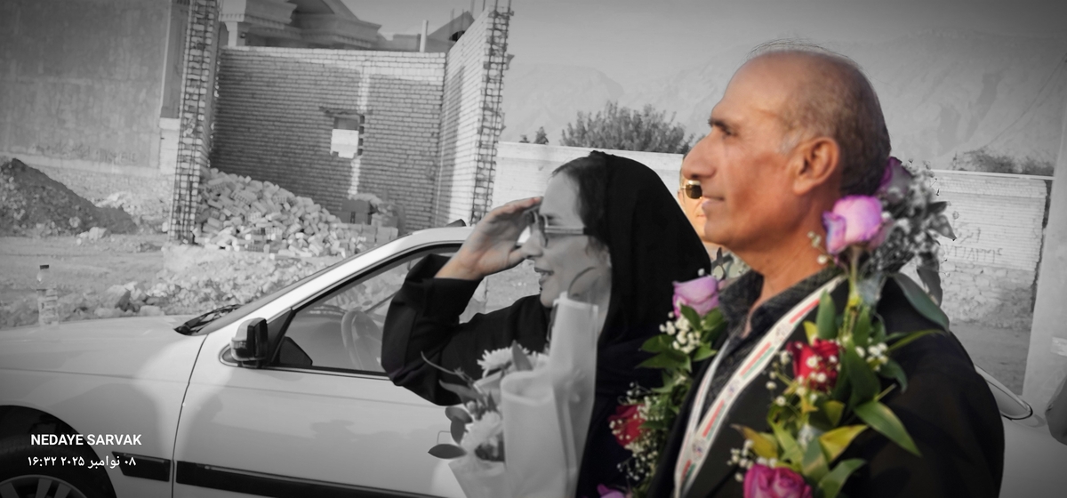 مدال طرح سیمرغ برگردن مصطفایی ازشهرستان بهمئی