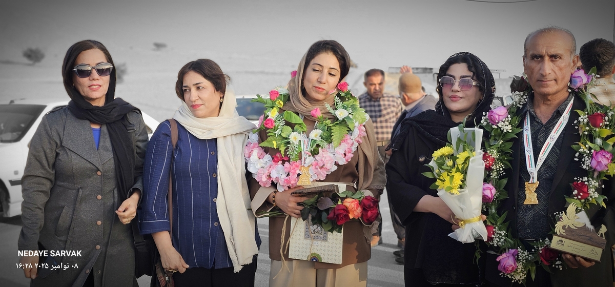 مدال طرح سیمرغ برگردن مصطفایی ازشهرستان بهمئی