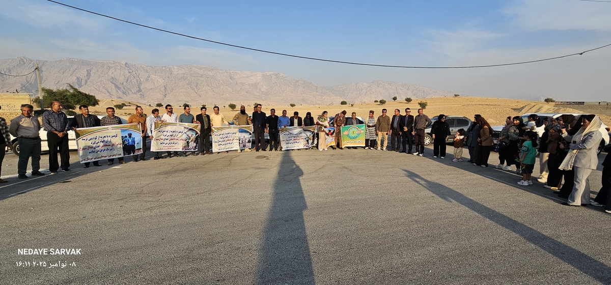 مدال طرح سیمرغ برگردن مصطفایی ازشهرستان بهمئی