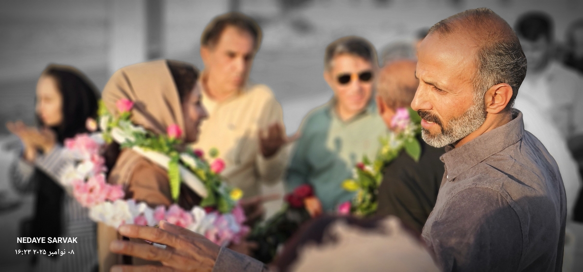 مدال طرح سیمرغ برگردن مصطفایی ازشهرستان بهمئی