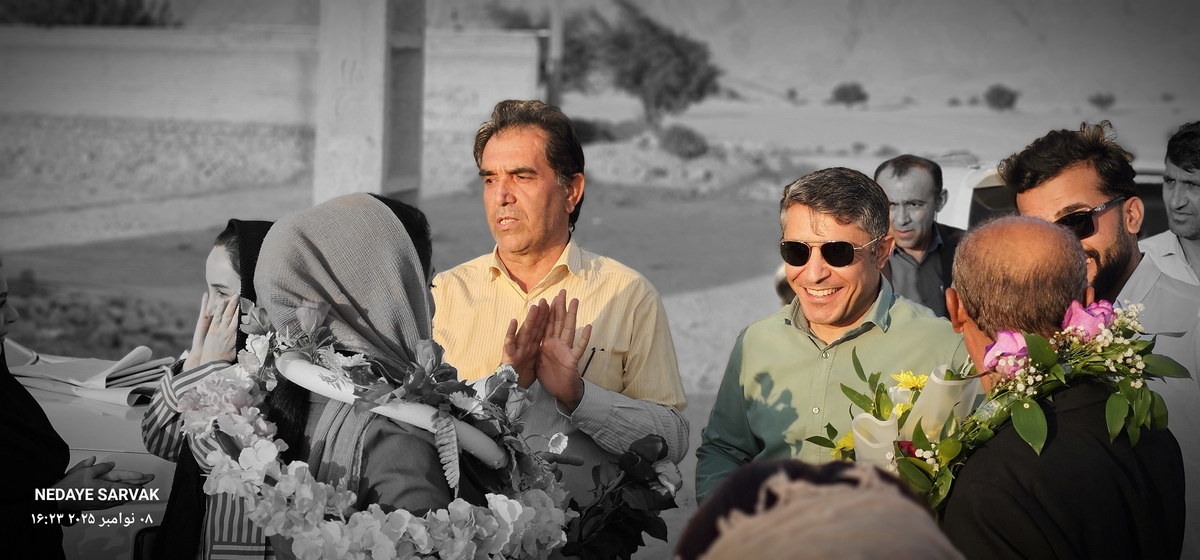 مدال طرح سیمرغ برگردن مصطفایی ازشهرستان بهمئی