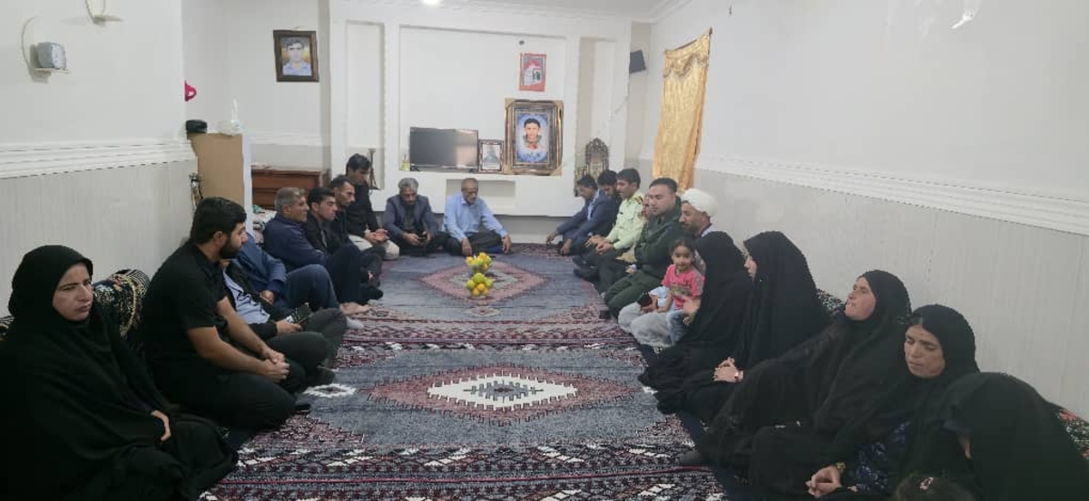 دیدارباخانواده های شهدابمناسبت هفته بسیج